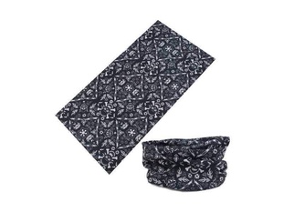 TWOEIGHTFIVE multifunkční šátek na krk Fire Head black - černý