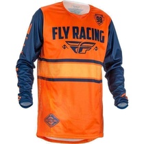 FLY RACING Kinetic ERA 2018 dres na motokros, barva oranžová modrá navy