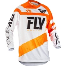 FLY RACING F-16 2018 dres na motokros, barva bílá oranžová