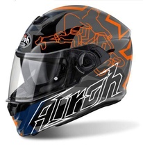 Airoh Storm Bionikle černá oranžová integrální přilba na motorku