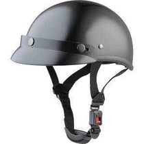 Braincap černá matná helma na chopper, přilba na motorku