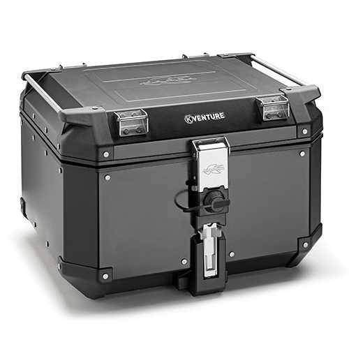 Kappa KVE48B - topcase černý hliníkový kufr K-Venture Monokey 48 litrů