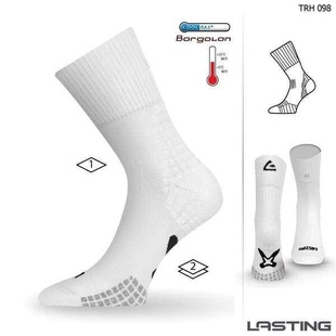 Lasting ponožky TRH 098 Coolmax hladké vyšší, bílé