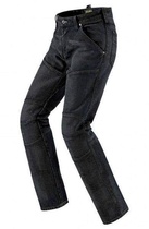 SPIDI CREW, černé, obšívka Cordura®/denim bavlna jeans kalhoty na motorku