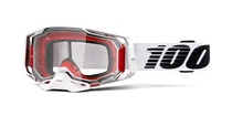 MX brýle 100% ARMEGA Lightsaber čiré plexi s čepy pro slídy