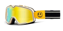 100% MX brýle BARSTOW brýle See See, zrcadlové žluté plexi