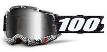 100% MX brýle ACCURI 2 brýle Cobra, zrcadlové stříbrné plexi