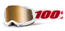 100% MX brýle ACCURI 2 dětské brýle Denver, True zlaté plexi