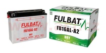 Motobaterie Fulbat 12V, FB16AL-A2, 16Ah, 175A, konvenční 207x71,5x164 (včetně balení elektrolytu)