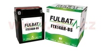 Motobaterie Fulbat 12V, FTX14AH-BS, 12Ah, 210A, bezúdržbová MF AGM 134x89x166 (včetně balení elektrolytu)