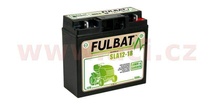 Motobaterie Fulbat 12V, SLA12-18, 18Ah, 260A, bezúdržbová MF AGM 181x76x167, (aktivovaná ve výrobě)