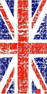 Multifunkční šátek Oxford Comfy Union Jack Washed Anglie