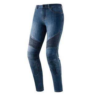 Rebelhorn VANDAL LADY DENIM WASHED modré dámské jeans kevlarové kalhoty na motorku