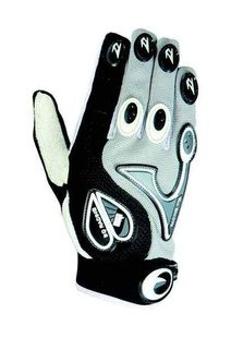 Letní sportovní rukavice na motorku SQ MOTO-MX černé - šedé