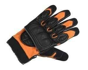 NERVE Sporty sportovní oranžové letní rukavice na motorku
