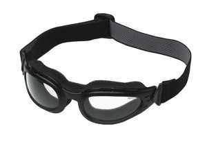 NERVE Extrem Goggles - black / clear brýle černé čiré, brýle na motorku
