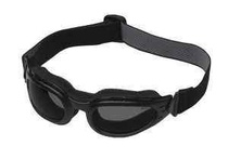 NERVE Extrem Goggles - black / smoke brýle černé kouřové tmavé na motorku