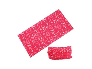 TWOEIGHTFIVE multifunkční šátek na krk Hearts pink - růžový