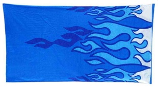 TWOEIGHTFIVE multifunkční šátek na krk Blue Flame, modré plameny