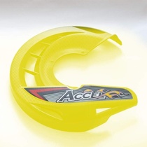 ACCEL plastová část krytu brzdových kotoučů (do adaptéru FDCM nebo krytu FDG) barva žlutá