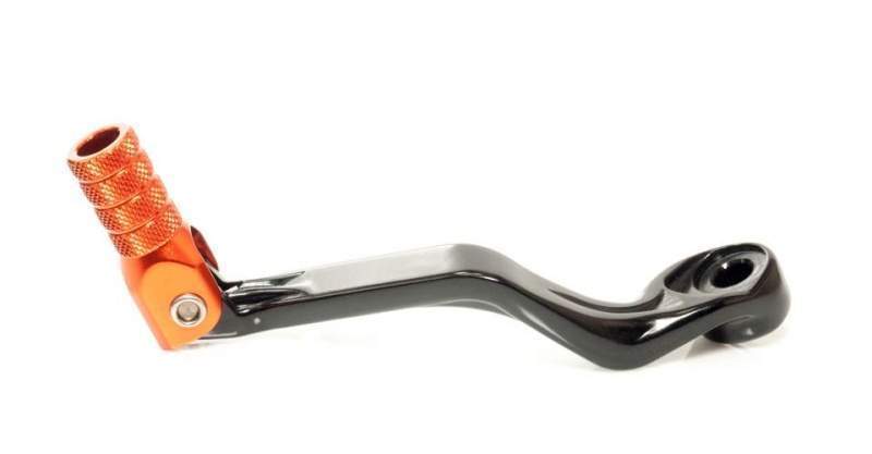 ACCEL řadící páčka (řadička) KTM SX 65 09-19 hliníková, barva černá, koncovka oranžová (46234031044)
