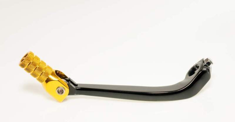ACCEL řadící páčka (řadička) SUZUKI RM-Z 250 07-17 hliníková, barva černá, koncovka zlatá