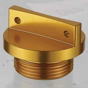 ACCEL víčko plnicího otvoru oleje KTM SX 65/85 02-16, EXC/XC 450-530 08-16, 2T 94-16 barva zlatá (závit M24x3,0)
