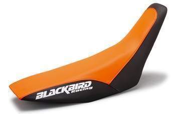 BLACKBIRD potah sedadla KTM 4T 93-99 barva černá/oranžová TRADITIONAL (17)