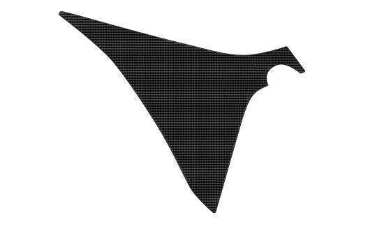 BLACKBIRD sada ochranných nálepek na vzduchový filtr KTM SX/SXF 11-12 (CARBON LOOK)