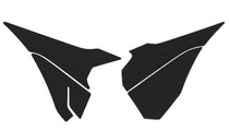 BLACKBIRD sada ochranných nálepek na vzduchový filtr KTM SX/SXF 13-15 (CARBON LOOK)