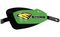 CYCRA kryty rukojetí (hliníkový střed) s uchycením (28,6mm - uchycení 1CYC-1156-12 v balení) model SERIES ONE, barva zelená fluo