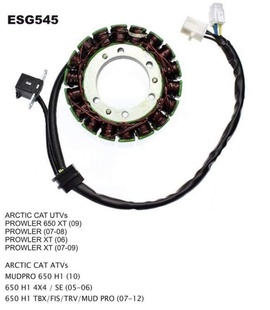 ELECTROSPORT Stator (vinutí) alternátoru ARCTIC CAT 650 H1 (06-) (0802-037)