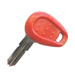 GIVI Z 661G samostatný klíč k zámku (pro zámek Z 661), červený, polotovar, tloušťka klíče 2, 5 mm