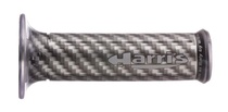 HARRIS gumové gripy rukojetí 01687/F-NC (120 mm/22 mm) otevřené, sportovní barva černá/šedá (2017)