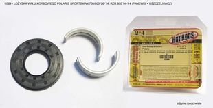 HOT RODS ložisko klikového hřídele POLARIS SPORTSMAN 700/800 06-14, RZR 800 04-14 (rozpěrky + těsnění)