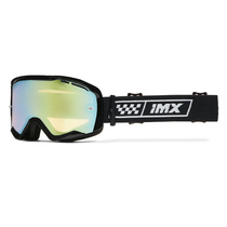 IMX ENDURANCE RACE BLACK GLOSS/WHITE brýle - sklo IRIDIUM GOLD + CLEAR (2 SZYBY W ZESTAWIE