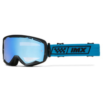 IMX ENDURANCE RACE BLACK MATT/ BLUE brýle - sklo IRIDIUM BLUE + CLEAR (2 SZYBY W ZESTAWIE)