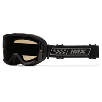 IMX ENDURANCE RACE BLACK MATT/GREY brýle - sklo DARK SMOKE + CLEAR (2 SZYBY W ZESTAWIE)