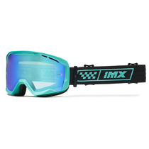 IMX ENDURANCE RACE TURQUOISE MATT/ BLACK brýle - sklo IRIDIUM GREEN + CLEAR (2 SZYBY W ZES