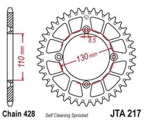 JT JTA217.49 Zadní kolečko (rozeta), 49 zubů, 428