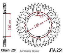 JT JTA251.48 Zadní kolečko (rozeta), 48 zubů, 520