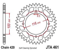 JT JTA461.49 Zadní kolečko (rozeta), 49 zubů, 420