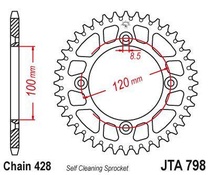 JT JTA798.49 Zadní kolečko (rozeta), 49 zubů, 428