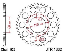 JT JTR1332.38 Zadní kolečko (rozeta), 38 zubů, 525 HONDA CB 750 NIGHTHAWK 91-03