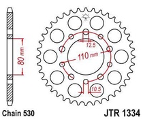JT JTR1334.42 Zadní kolečko (rozeta), 42 zubů, 530 HONDA CBR 1000F 93-98, CB 1000, CBX 1000