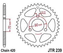 JT JTR239.36 Zadní kolečko (rozeta), 36 zubů, 420