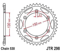 JT JTR298.40 Zadní kolečko (rozeta), 40 zubů, 530 HONDA NS 400R 85-88, VFR 400R 86