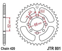 JT JTR801.46 Zadní kolečko (rozeta), 46 zubů, 420 SUZUKI ZR 50 (84-88)