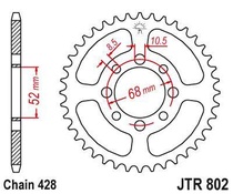 JT JTR802.32 Zadní kolečko (rozeta), 32 zubů, 428