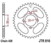 JT JTR810.48 Zadní kolečko (rozeta), 48 zubů, 428 SUZUKI RG 80 88-93